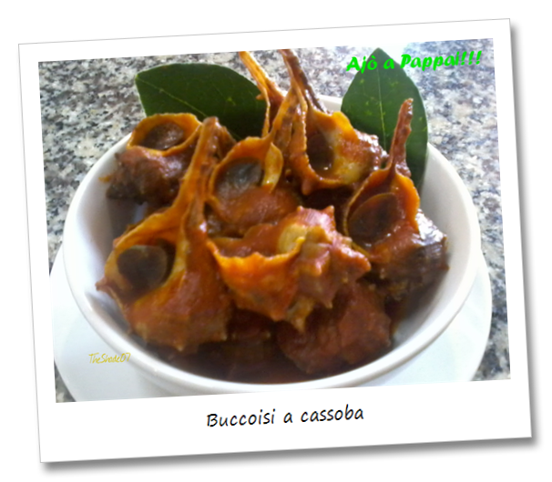 Buccoisi a cassoba Fotografia del piatto tradizionale sardo Buccoisi a cassoba