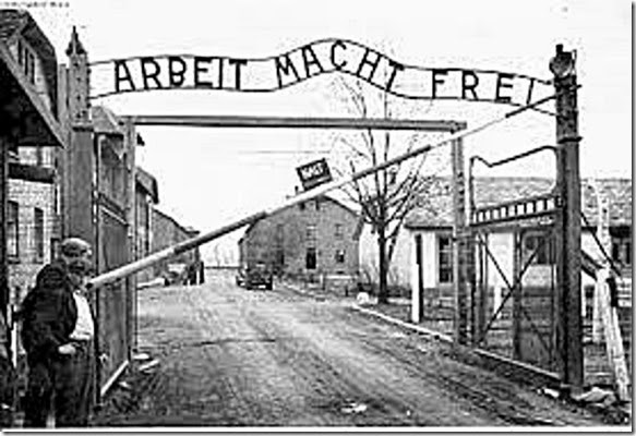 Auschwitz gate - Arbeit Macht Frei