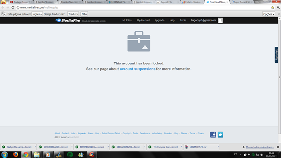 mediafire deletado