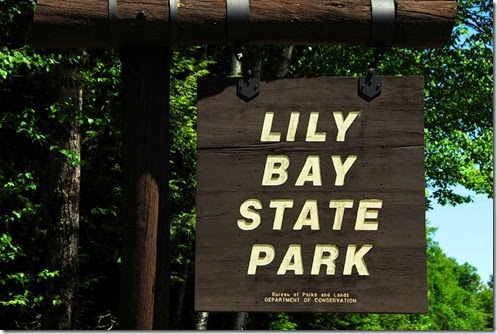 Lily Bay Sign
