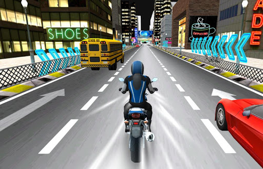 traffic racing moto game