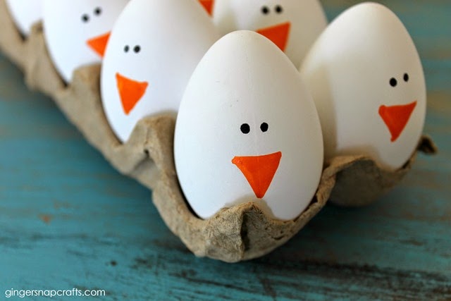 chick eggs for Easter at GingerSnapCrafts.com