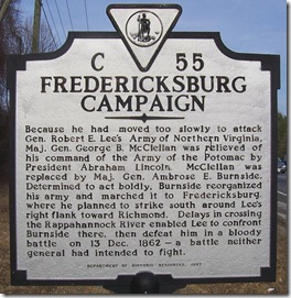 Fredericksburg Campaign, Fauquier County, VA Marker C-55