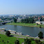 Kraków - widok z baszty Sandomierskiej
