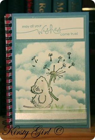 Kirsty Girl's Penny Black Stampin Up notebook #2