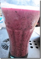 blueberry smoothie glass, 240baon