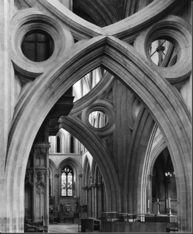 Central Arches, Wells Cathedral, 1980