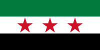 Pre-Baath party flag of Syria, now used as a symbol of opposition in Syria's uprising