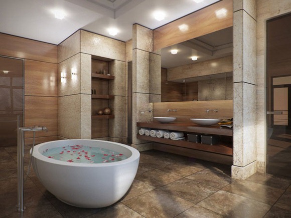 16 Modelos de baños de lujo (incluyen jacuzzi) - iDecorar 16 Modelos de baños de lujo (incluyen jacuzzi) - iDecorar
