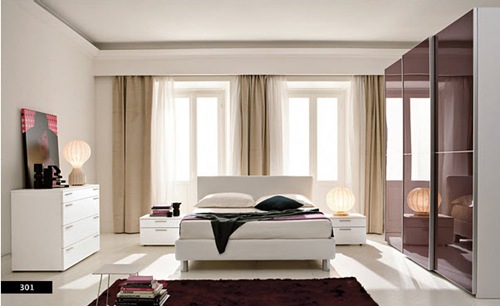 diseños de dormitorios modernos iluminados