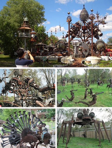 ศิลปะกับการอนุรักษ์ Trash Sculpture garden