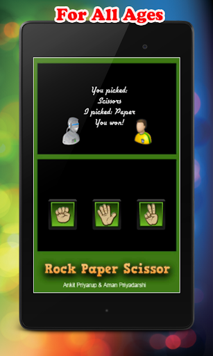 ROCK PAPER SCISSORS FOR KIDS