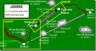 Cascade Tunnel Map