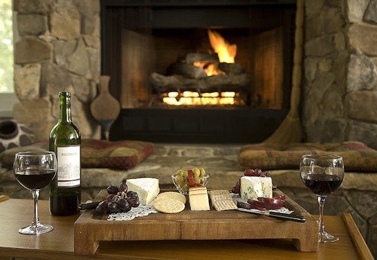 New Wine and Cheese Fireplace