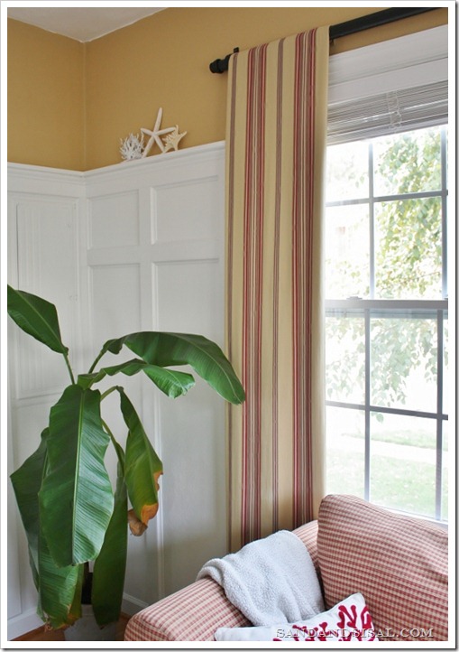How to fake window treatments