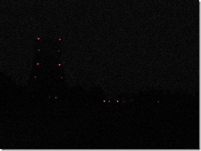 IMG_2062 Trojan Nuclear Power Plant Cooling Tower Lights on May 13, 2006