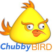 Chubby Sleepy Bird  Icon