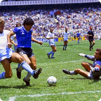 The Goal of the Century by Maradona against England in World Cup 1986