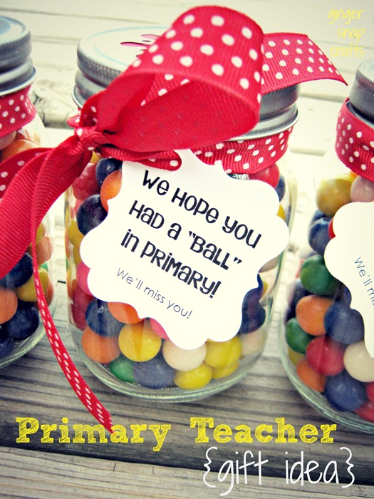 Primary teacher gift idea from Ginger Snap Crafts