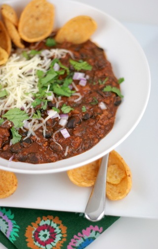 beef and black bean chili 1