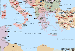Link to East  Mediterranean map