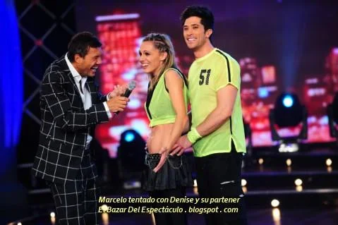Marcelo tentado con Denise y su partener.JPG