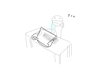 Me every morning