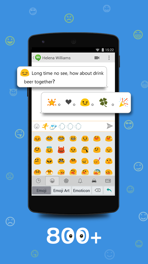 TouchPal Emoji - Color Smiley Screen 3