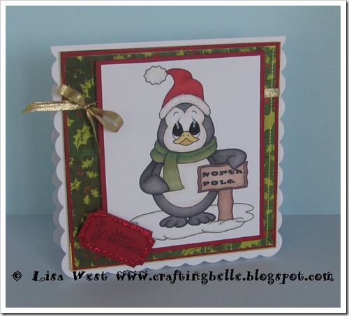 Cute Penguin Christmas Card (1)