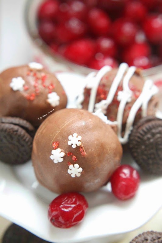 Cranberry Stuffed Oreo Truffles - @LifeMadesweeter.jpg