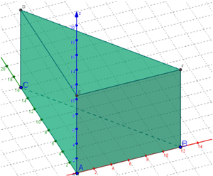 prisma a base triangolare (tr. rettangolo)