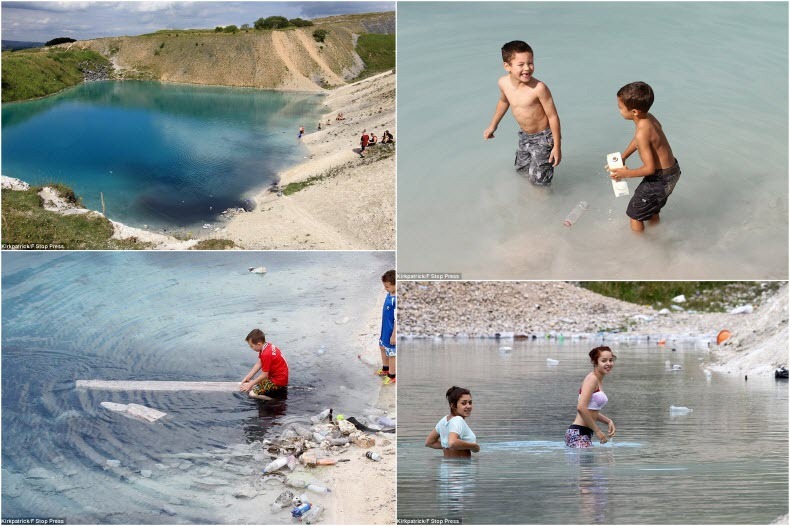 The Poisonous Blue Lagoon of Harpur Hill, Buxton Amusing