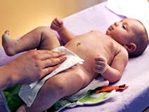 How to change a cloth diaper