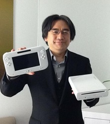 Satoru Iwata lembrou de tirar uma foto com o console.