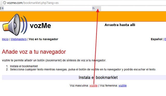 Vozme para Chrome 