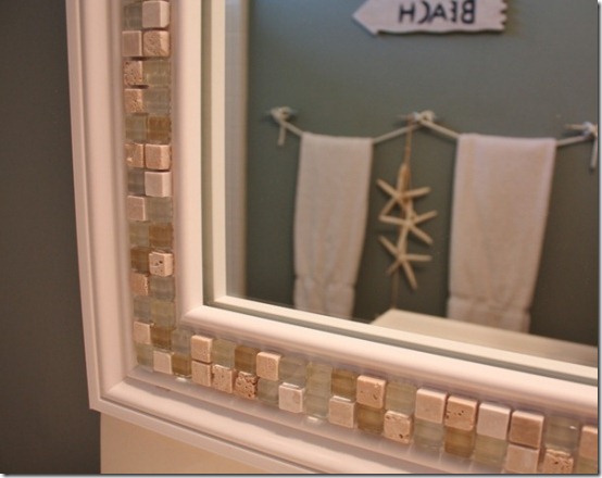 friday feature--diy mosaic tile mirror from sand and sisal blog