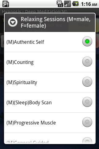 Hypnosis - Deep Meditation (M) Screen 2