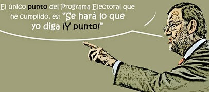 Rajoy y programa electoral