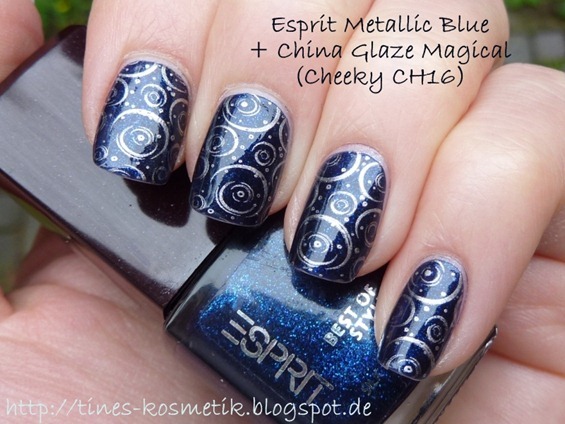 Esprit Metallic Blue Cheeky 1