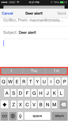 Predictive keyboard 01