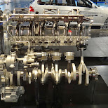 bmw engine in Munich, Germany 