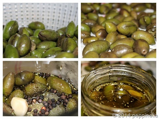Oliven einlegen 2014 Collage2