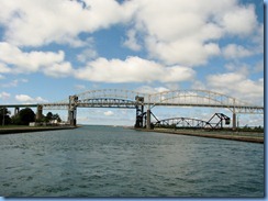 4989 Michigan - Sault Sainte Marie, MI -  St Marys River - Soo Locks Boat Tours - International Bridge