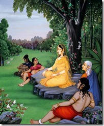 Sita Devi in the Ashoka grove