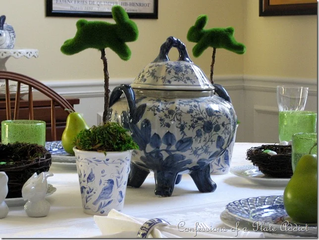 CONFESSIONS OF A PLATE ADDICT My Favorite Spring Tablescape in Blue and White