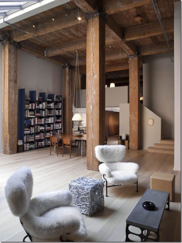 case e interni - loft new york - legno (2)