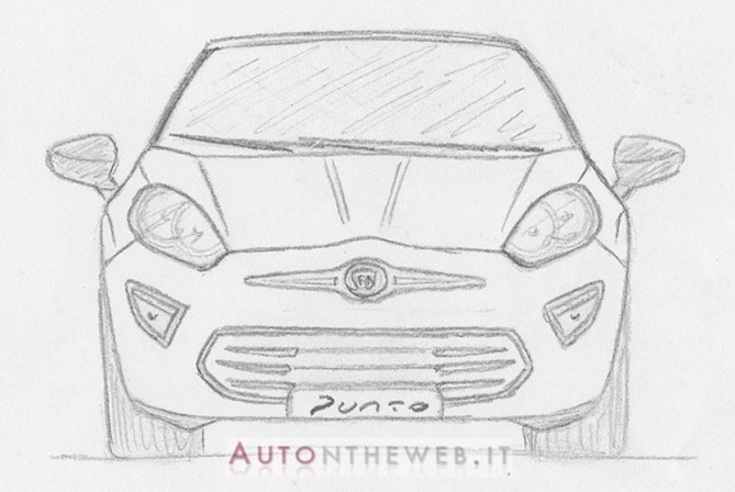 OGAN AUTO: Rendering of Next Generation Fiat Punto Design