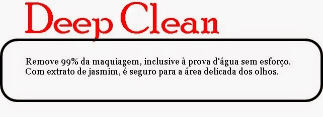Deep clean demaquilante Deep clean demaquilante