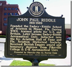 John Paul Riddle Marker (Side Two) Pikeville, KY