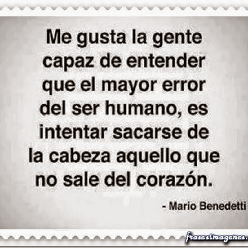 frase Me gusta la gente capaz de entender… Benedetti